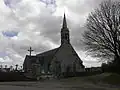 Église Saint-Mélar: vue extérieure d'ensemble.