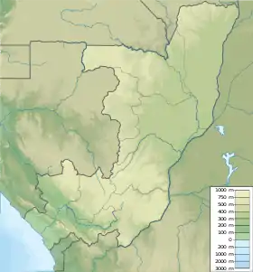 Voir sur la carte topographique de République du Congo