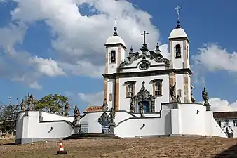 Sanctuaire de Bom Jesus de Matosinhos, à Congonhas.