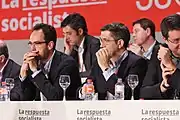 Des personnalités socialistes de premier plan lors du congrès de 2012.