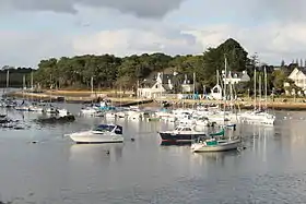 Port de Conleau, vu de Port-Anna (Séné).