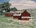 Connecticut Barns in Landscape, 1934