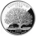 Le State Quarter du Connecticut.