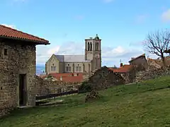 Vue sur l'église.