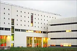Le bâtiment du CNAM, à la Plaine Saint-Denis.