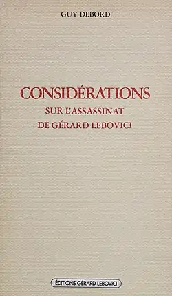 Image illustrative de l’article Considérations sur l'assassinat de Gérard Lebovici
