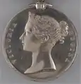 Victoria (1855–1901)(la version de 1855 mentionne « 1848 » sous le buste de la reine)