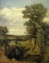 John Constable, Vallée de Dedham, 1802.