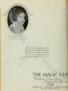 Description de l'image Constance Binney in The Magic Cup by John S. Robertson 2 Film Daily 1921.png.
