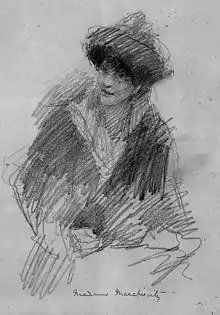 Portrait de la comtesse Constance Markievicz, nationaliste et féministe irlandaise