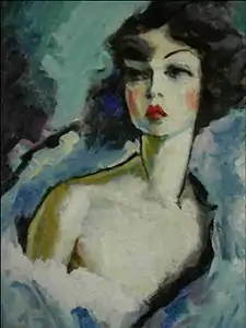 Kiki de Montparnasse par Constant Detré vers 1920-1925.