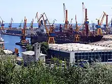 Le chantier naval de Constanța.