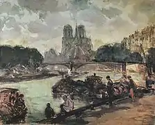 Matin clair sur Notre-Dame de Paris