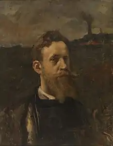 Autoportrait, Constantin Meunier, 1885