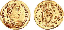Pièce en or de Constantin III