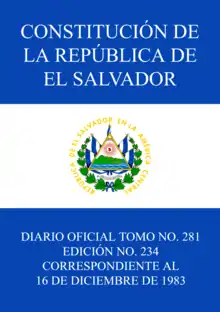 Description de l'image Constitución de El Salvador 1983.png.