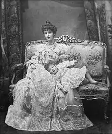 Photographie de la comtesse Consuelo Vanderbilt.