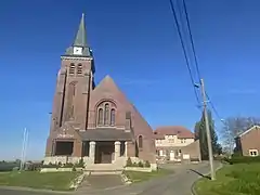 L'église et la mairie-école