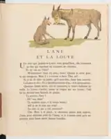L'âne et la louve, Jean Nesmy, illustré par Marie-Madeleine Dauphin