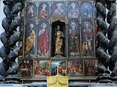 Le retable de sainte Marie-Madeleine.