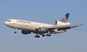 Un McDonnell Douglas DC-10-30 de Continental Airlines.