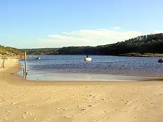 Le courant de Contis, à hauteur de Contis-Plage