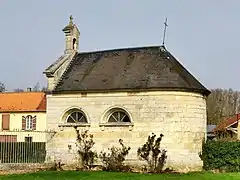 Hameau de Luzières à Conty, chapelle du château.