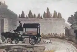 Le Convoi du pauvre (1819), estampe.