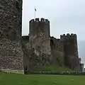 Les murailles du château de Conwy.