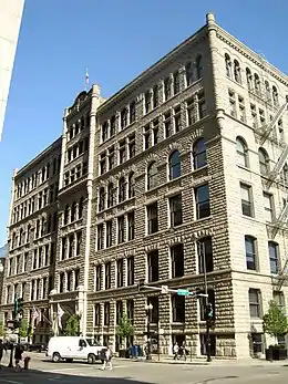 Ancien palais de justice du Courthouse Place à Chicago, construit en 1893