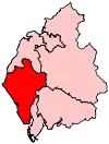 A medium-sized constituency found in the south west of the county.