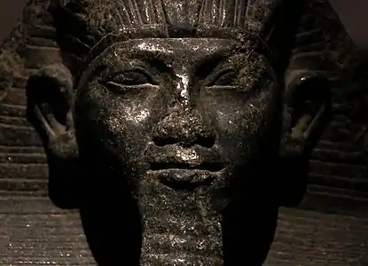 Statue de Sésostris II, XIIe dynastie. DétailNy Carlsberg Glyptotek