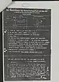 Copie du télex d'Izieu conservé aux Archives nationales américaines, transmis à l'occasion du procès