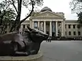 Ce buffle de cuivre à l'entrée du musée national de Taïwan depuis la fin de la Seconde Guerre mondiale provient à l'origine du grand sanctuaire.