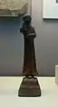 Statuette en alliage cuivreux d'un orant debout priant la main levée. Sippar, British Museum.