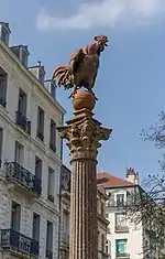 Coq chantant la Victoire (monument aux morts)« Coq à Saint-Étienne », sur À nos grands hommes