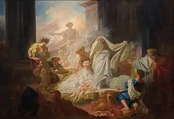 Jean-Honoré Fragonard, Corésus et Callirrhoé, 1765