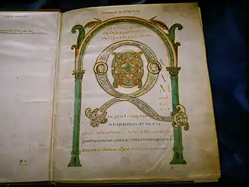 Un des manuscrits conservés.