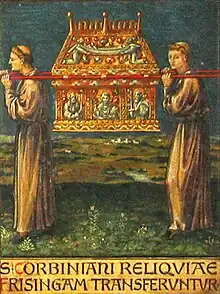 S. Corbiniani reliquiae Frisingam transferuntur - Les reliques de saint Corbinien sont transportées à Freising. Fête de la translation le 20 novembre.