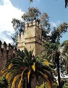 Alcazar mudéjar d'Alphonse XI à Cordoue.