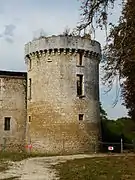 La tour nord du château de Laxion.