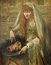 Gertrud Eysoldt (de) en Salomé, Lovis Corinth