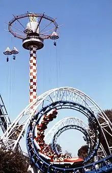 Sky Jump (avec les parachutes) à Knott's Berry Farm