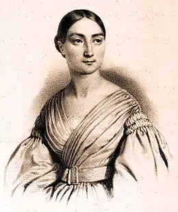Cornélie Falcon, créatrice du rôle de Valentine de Saint-Bris