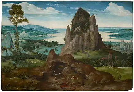 P3. Paysage avec saint Jérôme, musée de Grenoble.