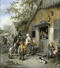 Kermesse de village, Cornelis Dusart (v. 1700)