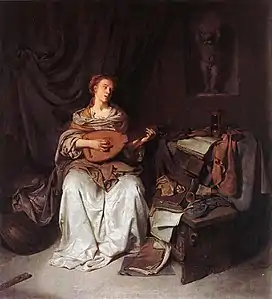 La Luthiste, 1664-1665(Musée des Offices)