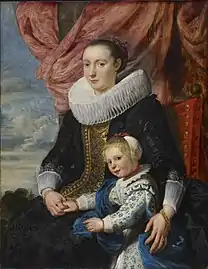 Portrait d'une dame avec sa fille, 1620Musée des Beaux-Arts de San Francisco