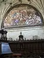 Triomphe de l'Église, dans le chœur du couvent de San Esteban, à Salamanque.