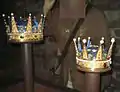 Couronne de la princesse Eugénie (à droite) pour le couronnement de son frère Charles